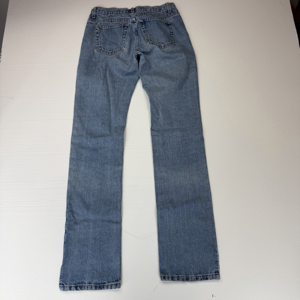 Vintage 90s London Jean Straight Leg Cotton Blue Denim Jeans Size 4 Normcore Y2K - Picture 6 of 12